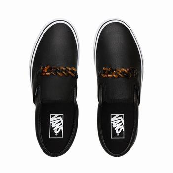 Damske Slip On Tenisky Vans Tort Classic Čierne/Biele VA05JCIGR